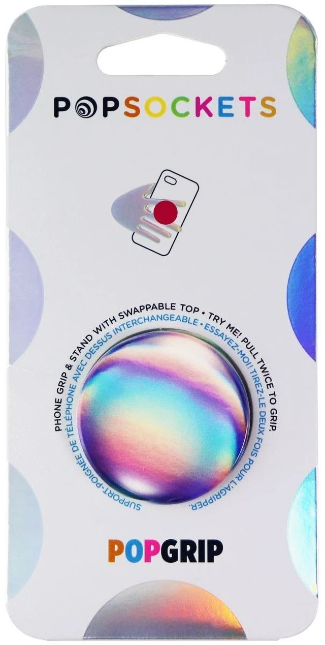 Alt view image 2 of 3 - PopSockets PopGrip Swappable Grip for Phones & Tablets - Rainbow