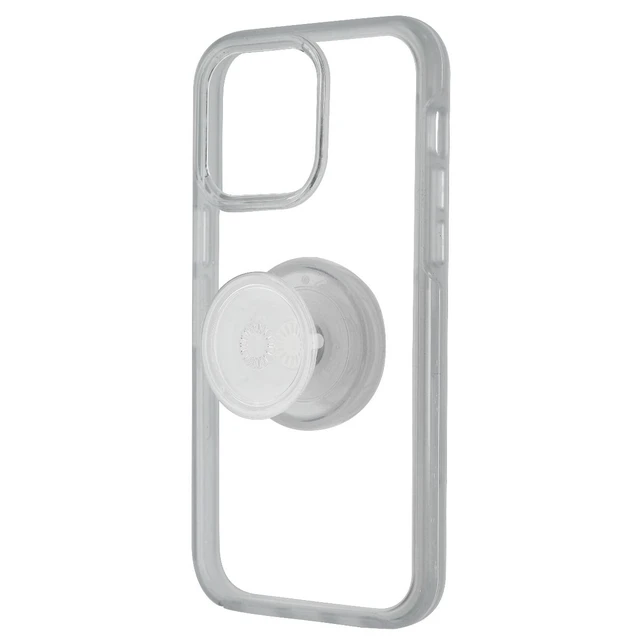 Alt view image 2 of 3 - OtterBox Otter + Pop Symmetry Series Case for iPhone 14 Pro Max - Clear