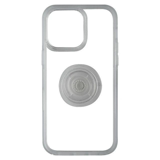 Alt view image 3 of 3 - OtterBox Otter + Pop Symmetry Series Case for iPhone 14 Pro Max - Clear