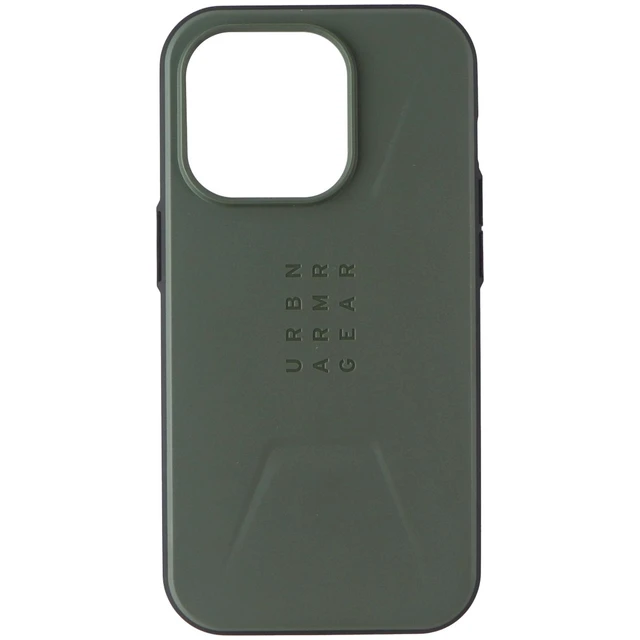 Alt view image 2 of 3 - UAG Civilian Series Case for MagSafe for Apple iPhone 14 Pro - Olive