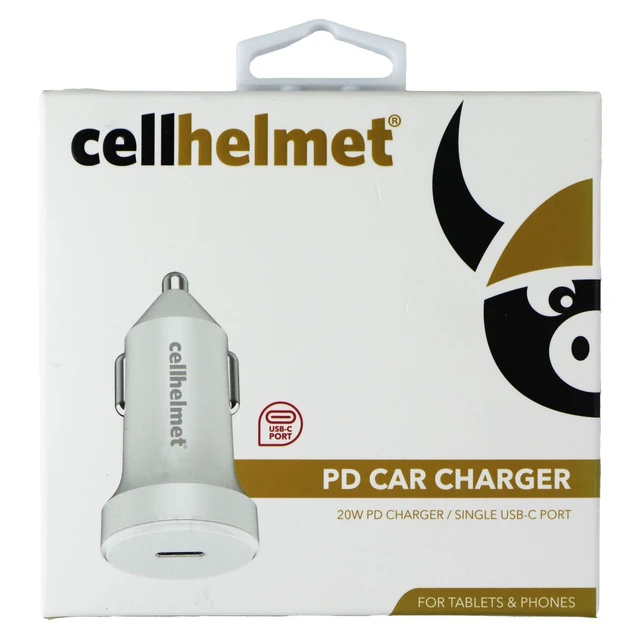 Alt view image 7 of 8 - cellhelmet 20-Watt Single-USB Power Delivery Car Charger (CAR-PD-20W-W)