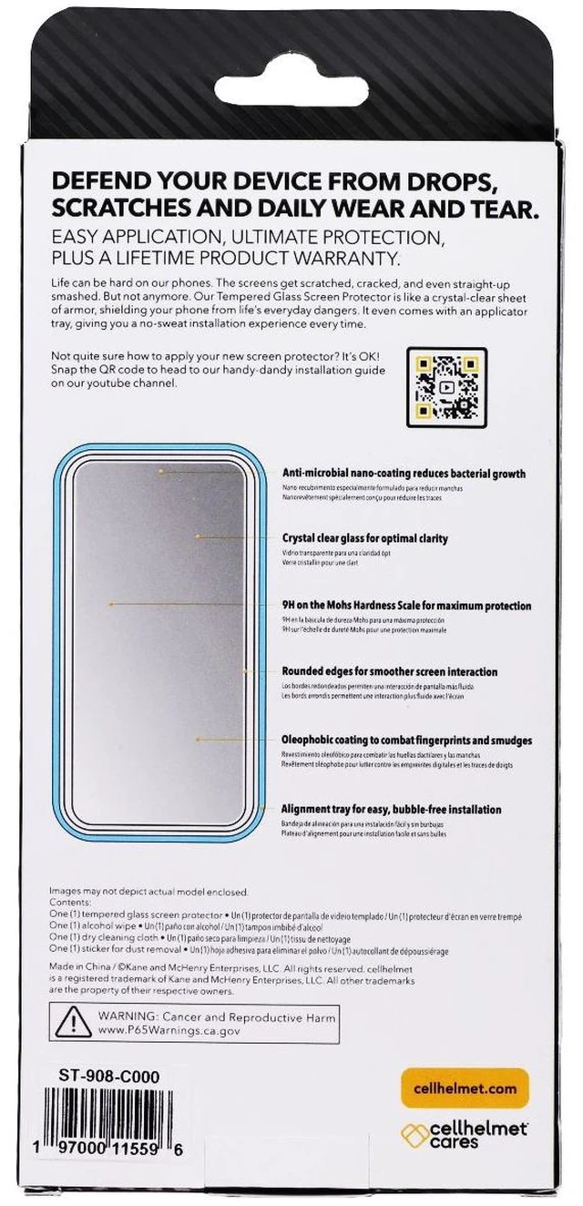 Alt view image 2 of 2 - CellHelmet Tempered Glass Screen Protector for Google Pixel 10 Pro XL & 9 Pro XL