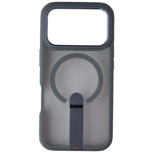 Alt view image 2 of 3 - Prodigee Formula K1 Kickstand Case for MagSafe for Apple iPhone 17 Pro - Gray
