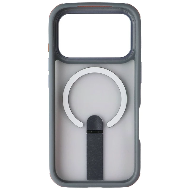 Alt view image 3 of 3 - Prodigee Formula K1 Kickstand Case for MagSafe for Apple iPhone 17 Pro - Gray