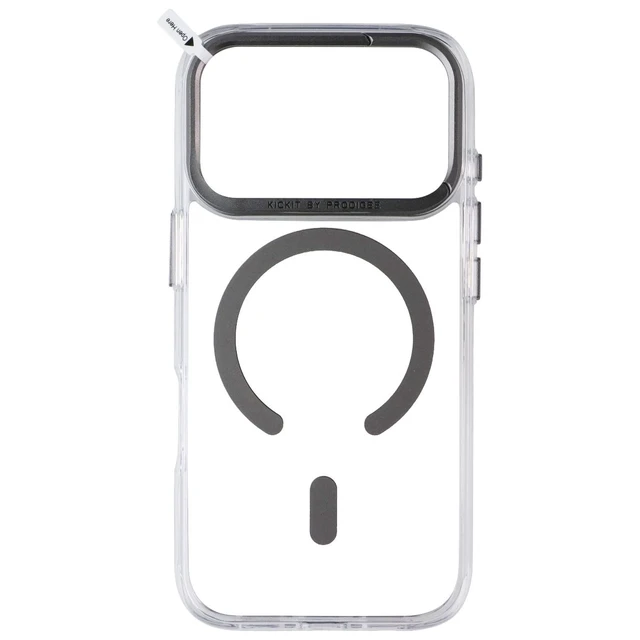 Alt view image 2 of 3 - Prodigee Kickit Kickstand Case for MagSafe for Apple iPhone 17 Pro - Clear