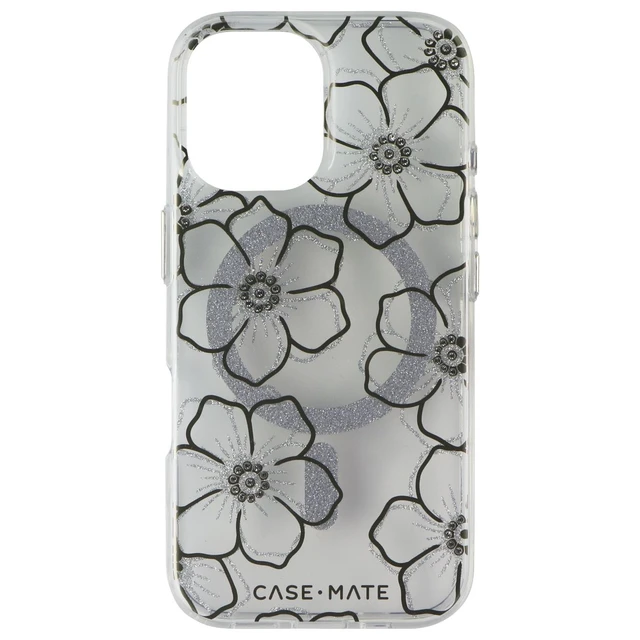Alt view image 3 of 3 - Case Mate Case for MagSafe for Apple iPhone 16 - Floral Gems