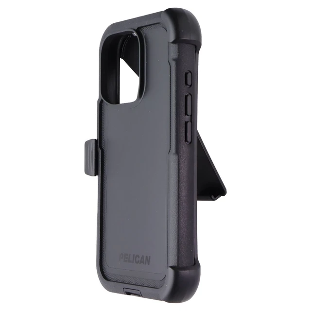Alt view image 2 of 4 - Pelican Voyager Case & Holster for MagSafe for Apple iPhone 16 Pro - Black
