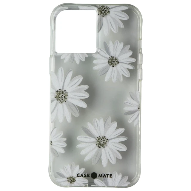 Alt view image 2 of 3 - Case-Mate Prints Series Case for Apple iPhone 12 Pro Max - Glitter Daisies