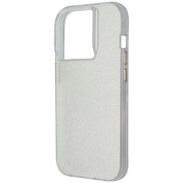 Alt view image 2 of 3 - Case-Mate Sheer Crystal Series Case for Apple iPhone 15 Pro - Champagne Gold