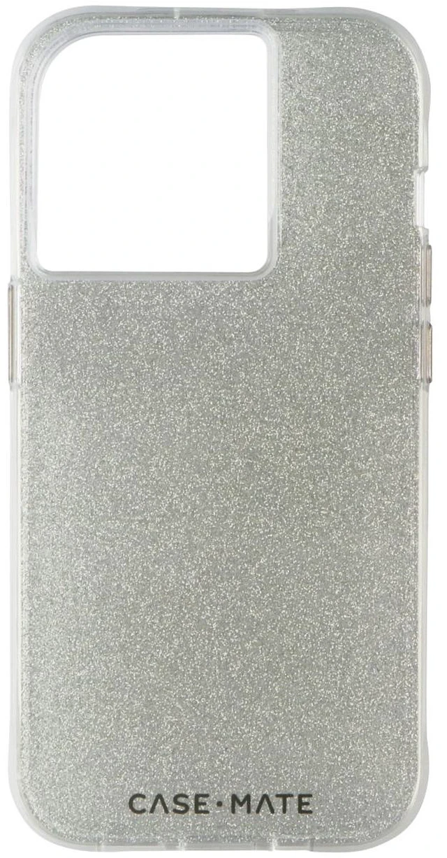 Alt view image 3 of 3 - Case-Mate Sheer Crystal Series Case for Apple iPhone 15 Pro - Champagne Gold