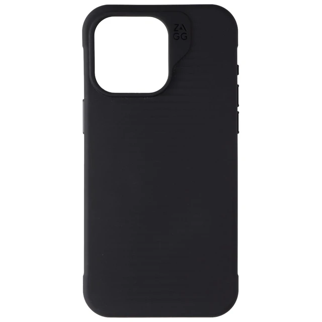 Alt view image 3 of 3 - ZAGG Luxe Series Snap Case for MagSafe for Apple iPhone 15 Pro Max - Matte Black