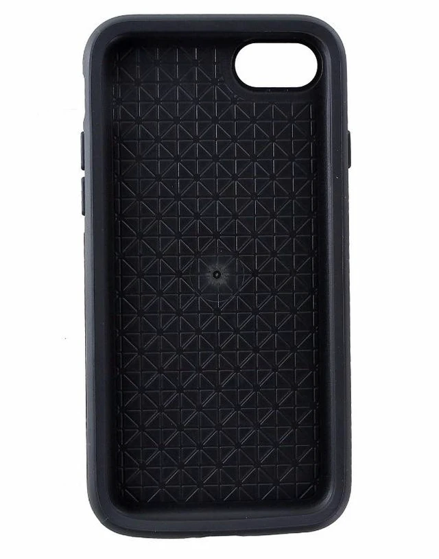 Alt view image 2 of 3 - OtterBox Symmetry Case for iPhone SE (2nd Gen) & iPhone 8/7 - Dark Red / Gray