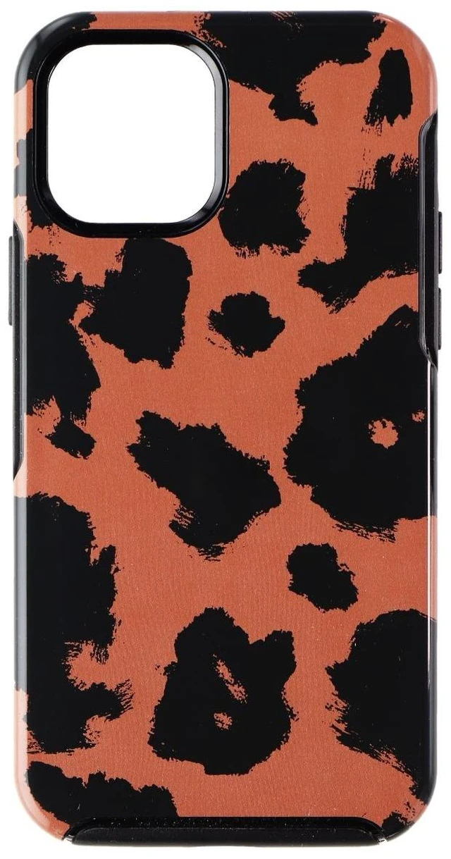 Alt view image 2 of 3 - OtterBox Symmetry Series Case for Apple iPhone 12/12 Pro - Spot On/Leopard Print