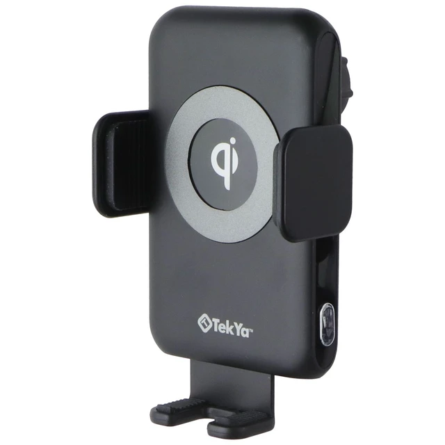 Alt view image 4 of 7 - Auto-Tek Smart Charge Car Mount with Qi Charging - Black (UNICHG18774)