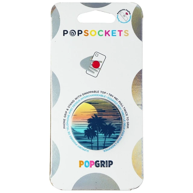 Alt view image 2 of 2 - PopSockets PopGrip Stand & Grip with Swappable Top - Tropical Punch