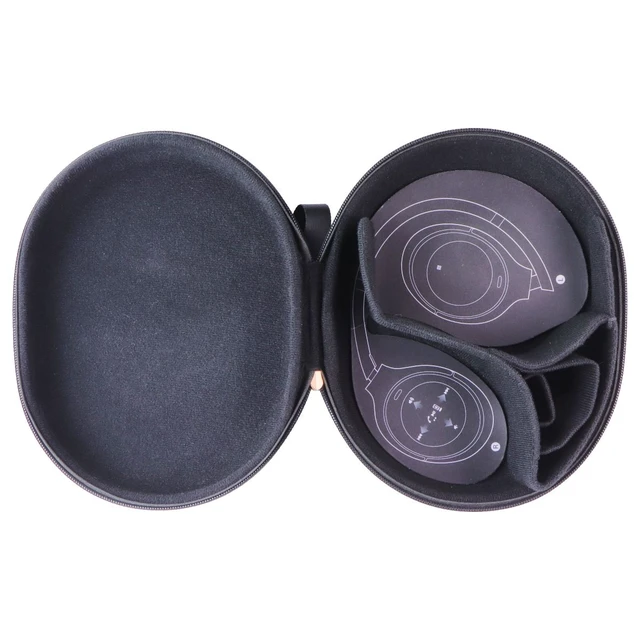 Alt view image 4 of 4 - Sony Replacement Carry Case for WH-1000XM3 Headphones - Black