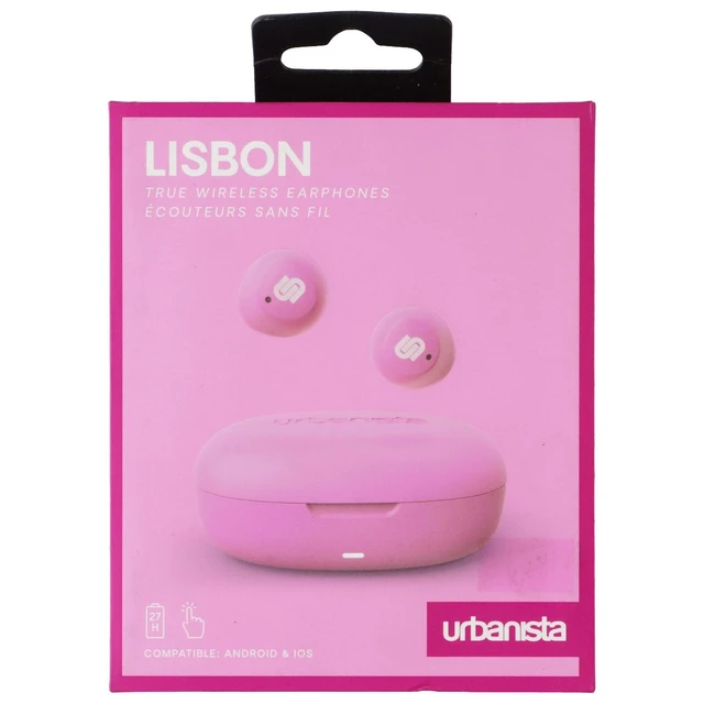 Alt view image 7 of 7 - Urbanista Lisbon True Wireless Earbuds - Blush Pink (1036344)