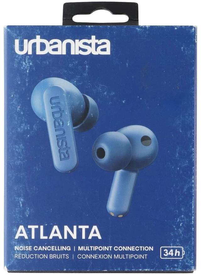 Main image of Urbanista Atlanta Active Noise Cancelling True Wireless Earbuds - Steel Blue