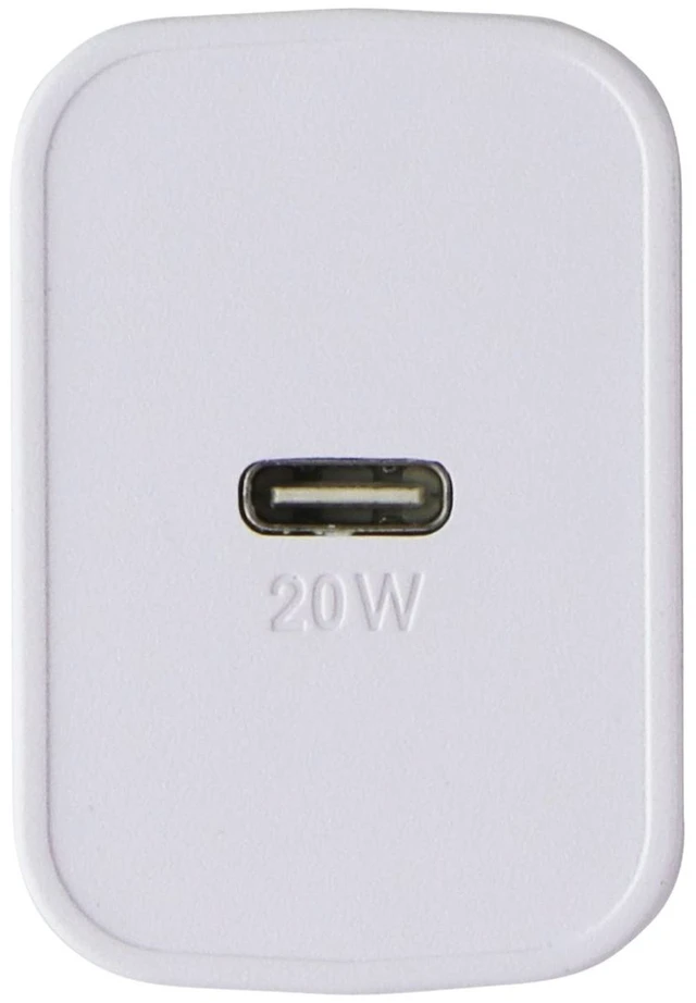 Alt view image 3 of 4 - OtterBox (20W) USB-C Fast Charge Wall Charger - White (Cable not Included)