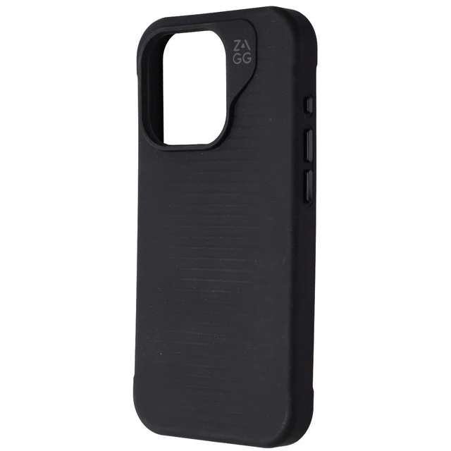 Alt view image 2 of 3 - ZAGG Luxe Series Snap Case for MagSafe for Apple iPhone 15 Pro - Matte Black