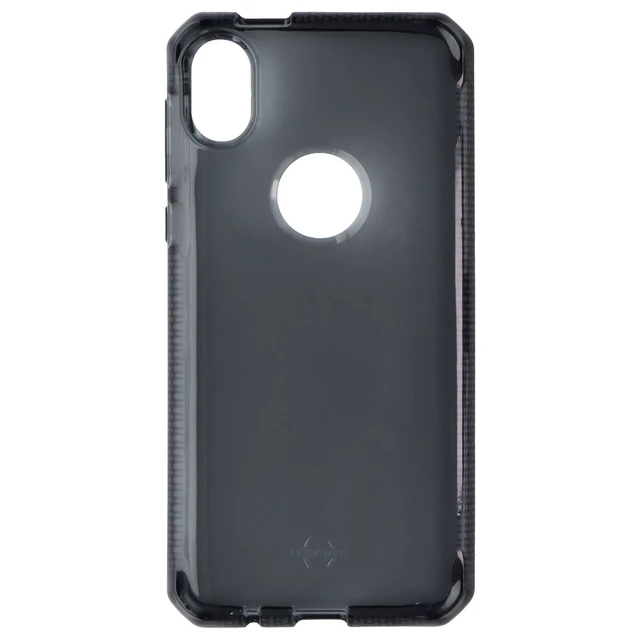 Alt view image 3 of 4 - Itskins Spectrum Clear Series Case for Moto E6 - Smoke