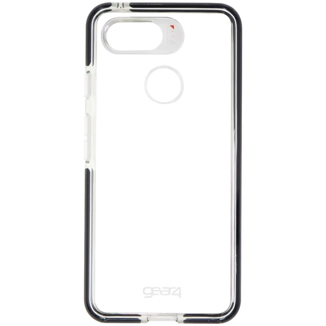 Alt view image 2 of 3 - Gear4 Piccadilly Series D30 Hybrid Case for Google Pixel 3 - Black/Clear
