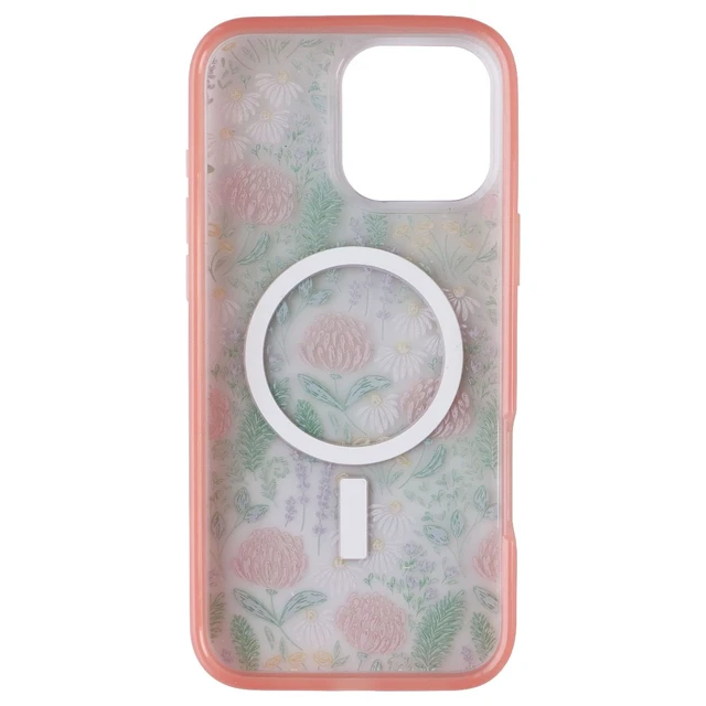 Alt view image 3 of 3 - OtterBox Symmetry Series MagSafe Case for Apple iPhone 16 Pro Max - Peachy Bloom