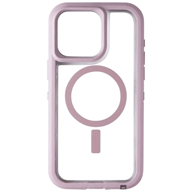 Alt view image 3 of 3 - OtterBox Defender Pro XT for MagSafe for iPhone 15 Pro Max - Mountain Frost Pink