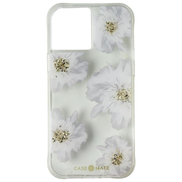 Alt view image 3 of 3 - Case-Mate Karat Case for iPhone 12 Pro Max (5G) - Gold Foil Accents/Clear