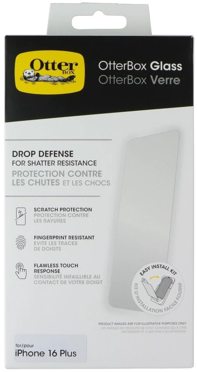 Main image of OtterBox Glass Screen Protector for Apple iPhone 16 Plus