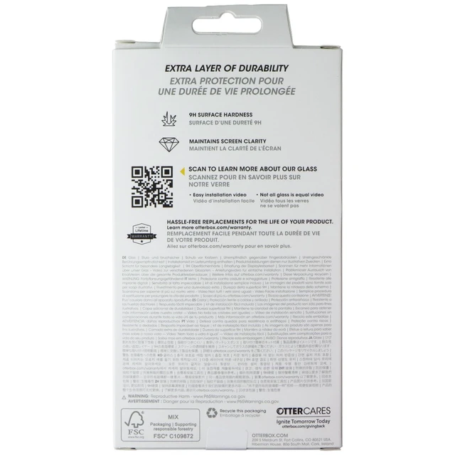 Alt view image 2 of 2 - OtterBox Glass Screen Protector for Apple iPhone 16 Plus