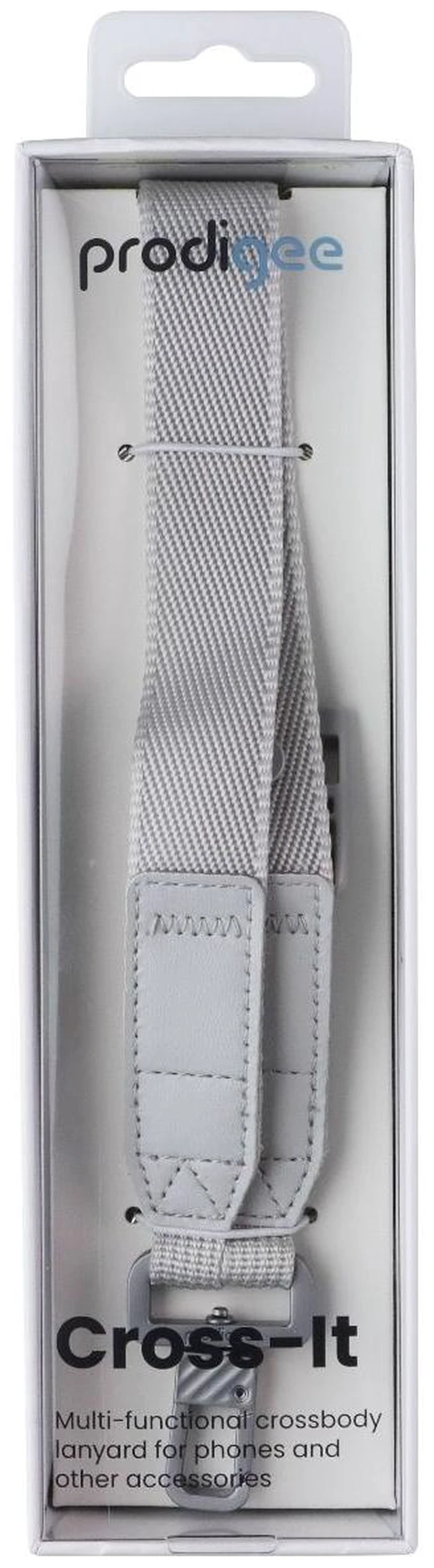 Main image of Prodigee Cross-It Crossbody Lanyard for Phones and Accessories - Silver