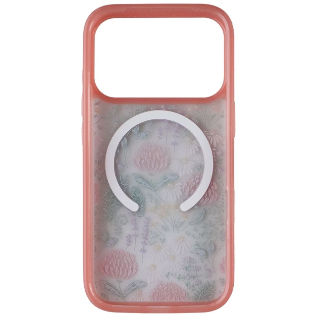 Alt view image 3 of 3 - OtterBox Symmetry Series MagSafe Case for Apple iPhone 17 Pro - Peachy Bloom