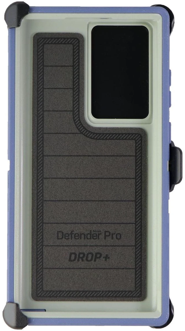 Alt view image 2 of 3 - OtterBox Defender Pro Series Case for Samsung Galaxy S22 Ultra - Fort Blue