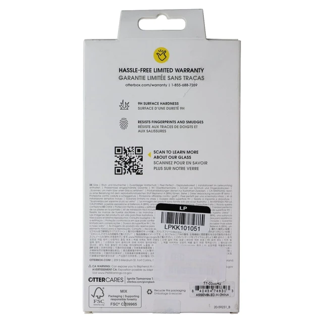 Alt view image 2 of 2 - OtterBox Glass Series Screen Protector for Samsung Galaxy S26 Ultra - Clear