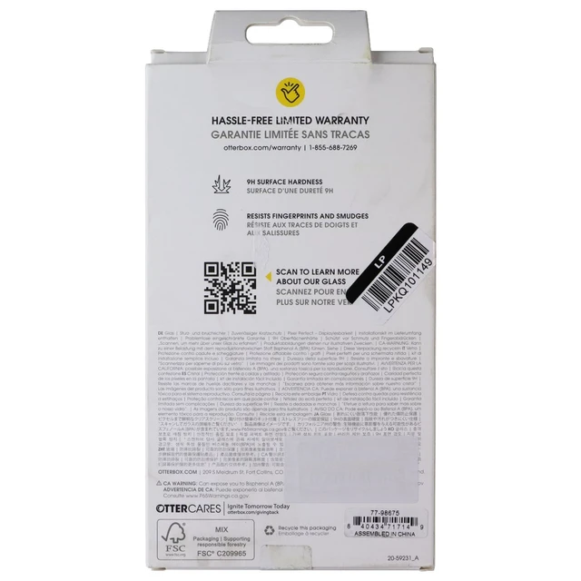 Alt view image 2 of 2 - OtterBox Glass Screen Protector for Apple iPhone 17