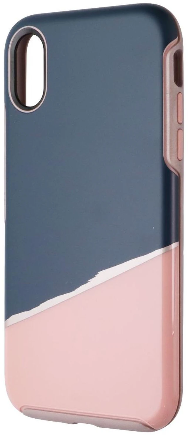 Main image of OtterBox Symmetry Series Hard Case for Apple iPhone XR - Blue/Pink