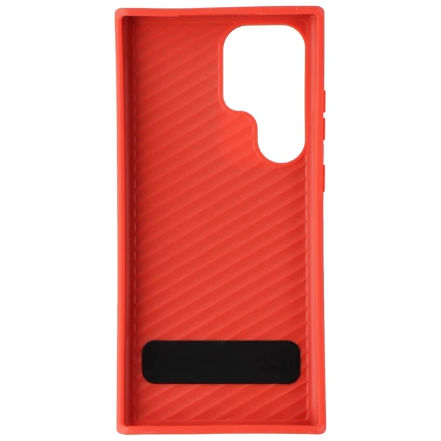 Alt view image 3 of 3 - ZAGG Gear4 Battersea Kickstand Case for Samsung Galaxy S23 Ultra - Black/Red