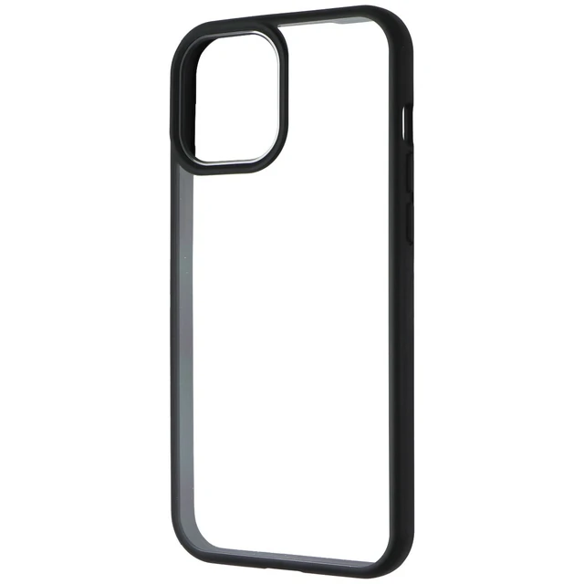 Alt view image 2 of 3 - Otterbox React Series Case for Apple iPhone 12 Pro Max - Crystal Clear/Black