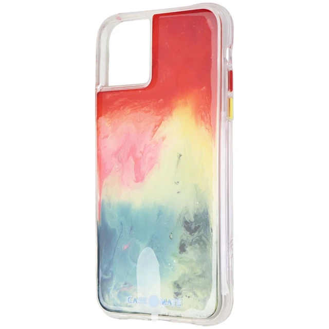 Alt view image 2 of 4 - Case-Mate Tough Watercolor Series Case for iPhone 11 Pro Max - Rainbow Splash