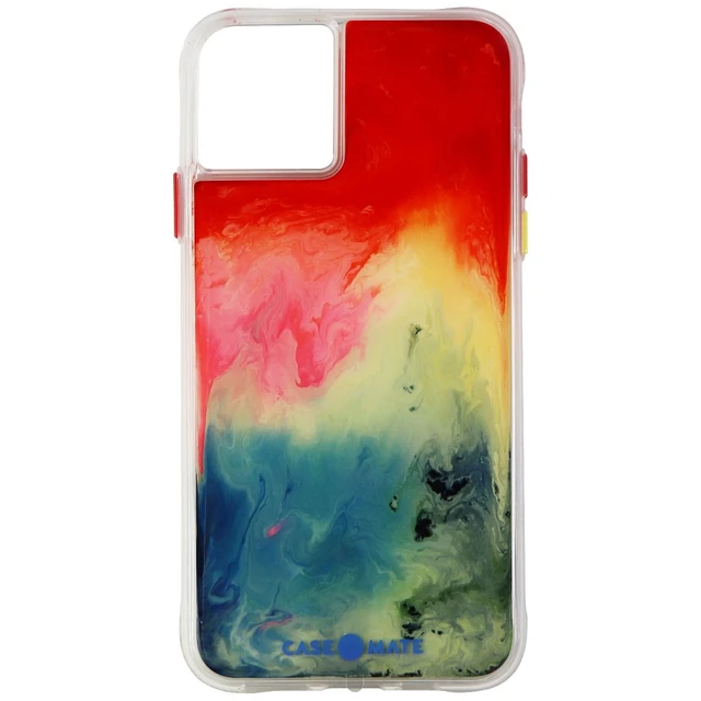 Alt view image 3 of 4 - Case-Mate Tough Watercolor Series Case for iPhone 11 Pro Max - Rainbow Splash