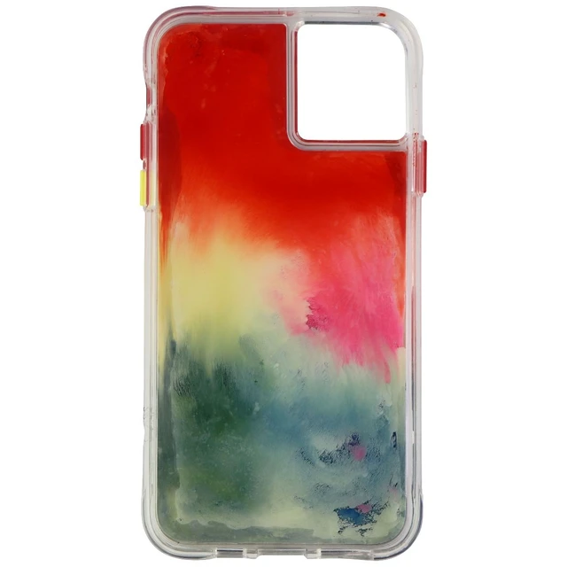 Alt view image 4 of 4 - Case-Mate Tough Watercolor Series Case for iPhone 11 Pro Max - Rainbow Splash
