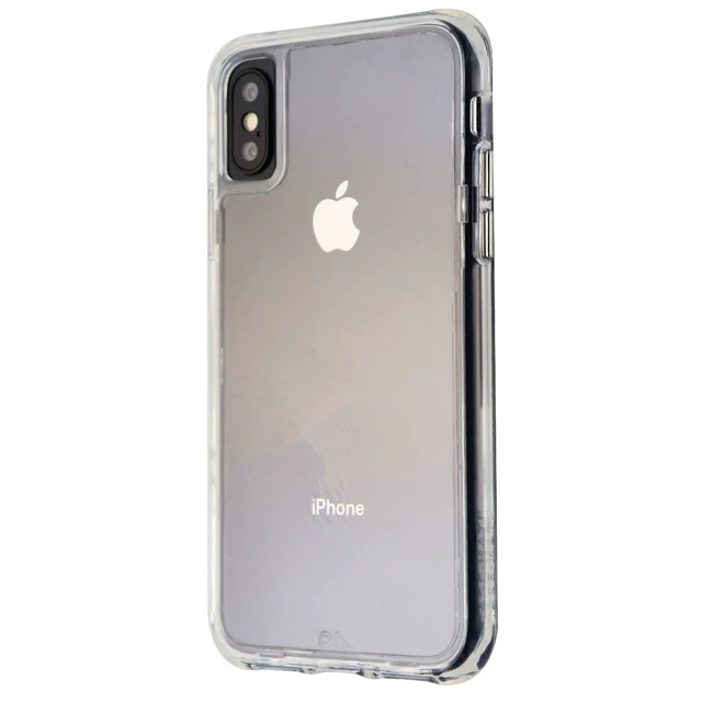 Alt view image 3 of 4 - Case-Mate Tough Clear Case & Ring Grip Holder for iPhone Xs/X - Clear/Black Ring