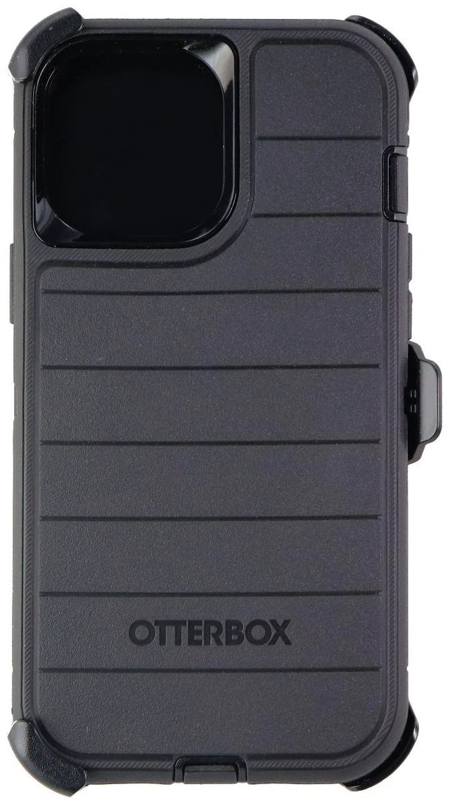 Alt view image 4 of 4 - OtterBox Defender Pro Case for Apple iPhone 13 Pro Max / 12 Pro Max - Black