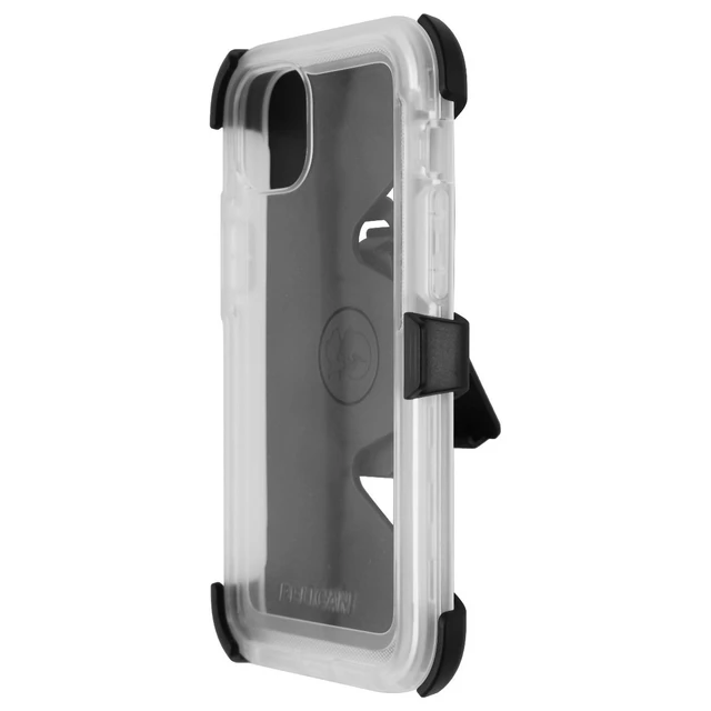 Alt view image 2 of 3 - Pelican Voyager Series Case & Holster for iPhone 14 Plus - Clear/Black