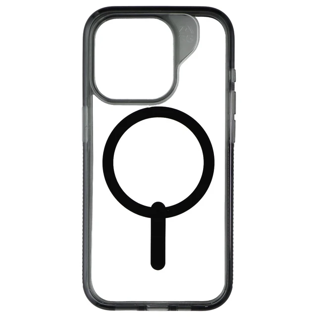 Alt view image 2 of 3 - ZAGG Santa Cruz Snap Series Case for MagSafe for Apple iPhone 15 Pro - Black