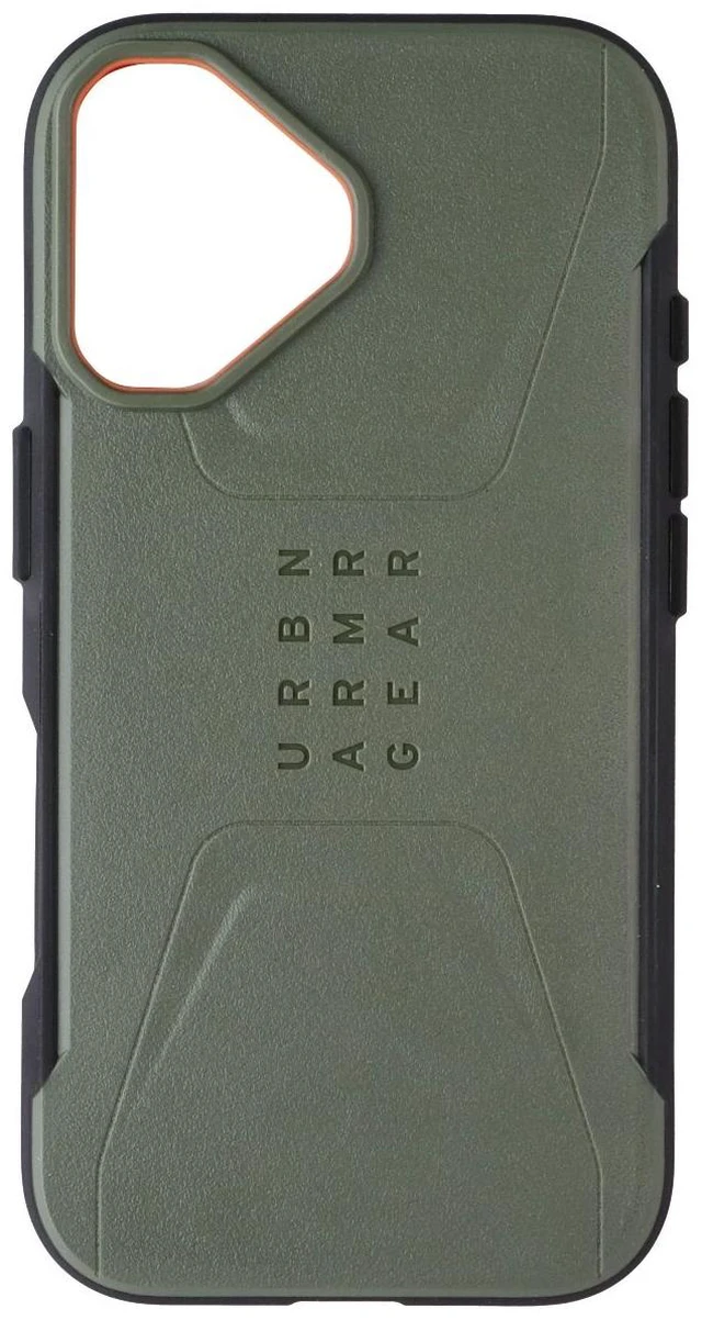 Alt view image 2 of 3 - UAG Civilian Series Case for MagSafe for Apple iPhone 16 - Olive Drab Green