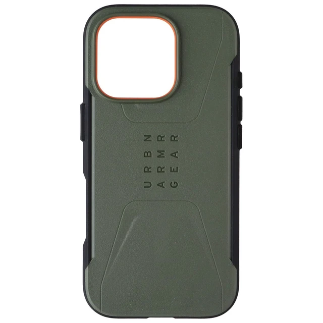 Alt view image 2 of 3 - UAG Civilian Series Case for MagSafe for Apple iPhone 16 Pro - Olive Drab Green