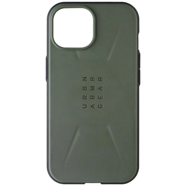 Alt view image 2 of 3 - UAG Civilian Case for MagSafe for Apple iPhone 15 - Olive Drab Green