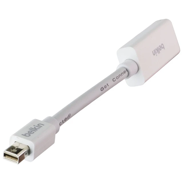 Alt view image 2 of 3 - Belkin Adapter DisplayPort/HDMI Mini DisplayPort (M) to 19 Pin HDMI Type A (F)